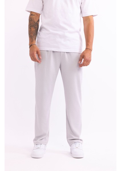 Erkek Baggy Burgu Desen Rahat Kullanışlı Pantolon