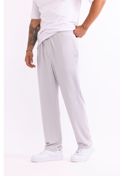 Erkek Baggy Burgu Desen Rahat Kullanışlı Pantolon fiyatları