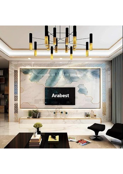 Ayna Duvar Stickerı, 30 Parça Çıkarılabilir Kendinden Yapışkanlı Akrilik Ayna Duvar Dekoru, Geometrik Yunan Desenli, Oturma Odası Yatak Odası Tv Arka Planı Duvar Dekorasyonu (Gümüş) fiyatları