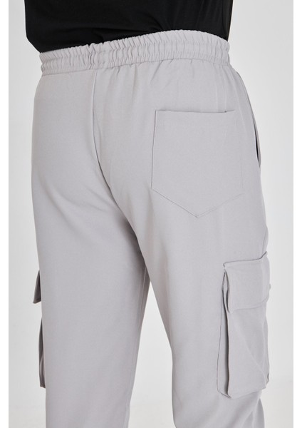 Duble Kumaş Kargo Cep Lastik Paça Pantolon fırsatları