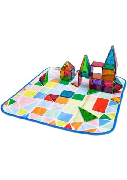 Saklama Kutusu ve Interaktif Oyun Matı, Oyun Odası, Dolap, Yatak Odası, Ev Organizasyonu ve Sınıf Için Kulplu Katlanabilir Saklama Kutusu, 12,5 x 11 x 8