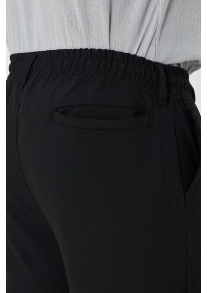 Erkek Bel Kemerli Klasik Bez Ayağı Kumaş Jogger fırsatları