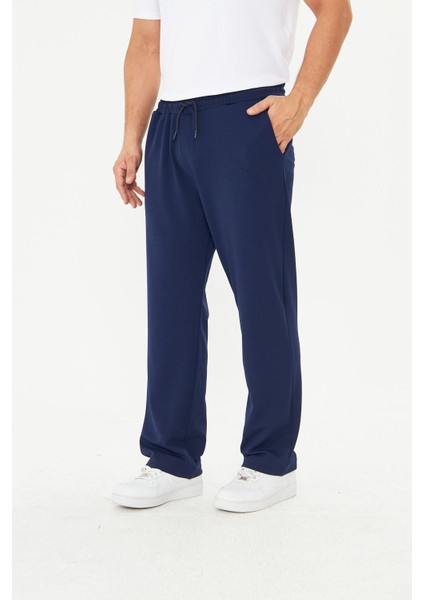 Erkek Baggy Krep Kumaş Bağcıklı Pantolon