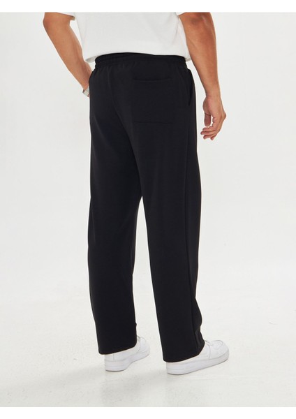 Erkek Baggy Krep Kumaş Bağcıklı Pantolon fırsatları