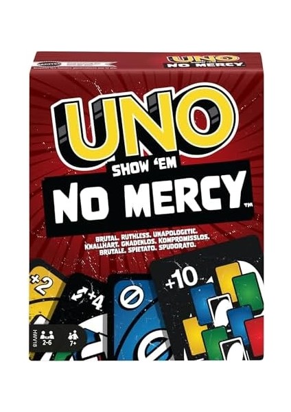 Mattel Games Uno No Mercy Kartlar Çocuklara, Yetişkinlere, Aileyle Bir Araya Gelinen Akşamlara, Partilere ve Seyahatlere Yönelik Uno No Mercy Kart Oyunu HWV18 fiyatları