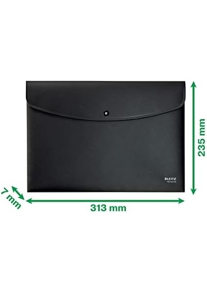 Evrak Cuzdani A4 Pp Siyah, Siyah