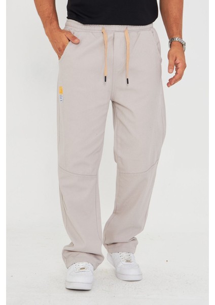 Erkek Baggy Parçalı Desen Yan Etiketli Gabardin Pantolon 721 fiyatları