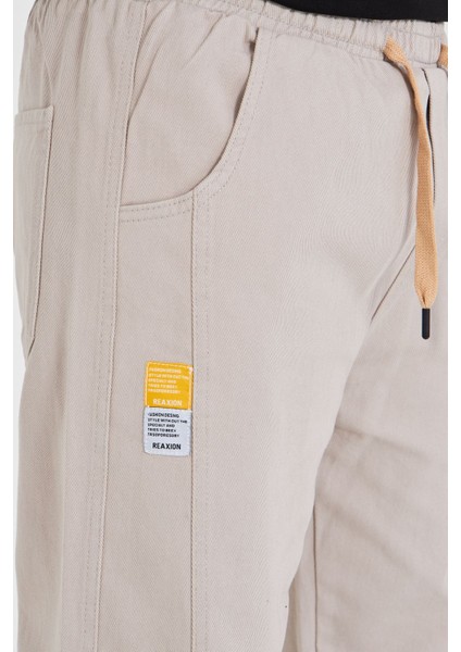 Erkek Baggy Parçalı Desen Yan Etiketli Gabardin Pantolon 721 indirimleri