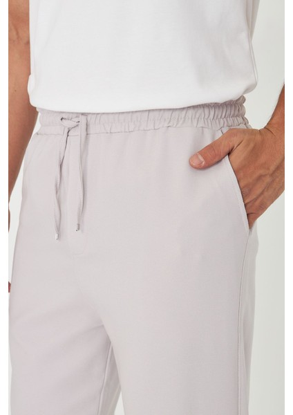 Erkek Bel Lastikli Bağcıklı Duble Paça Slim Fit Jogger Pantolon fiyatları
