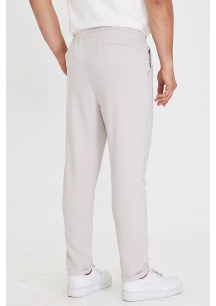 Erkek Bel Lastikli Bağcıklı Duble Paça Slim Fit Jogger Pantolon fırsatları