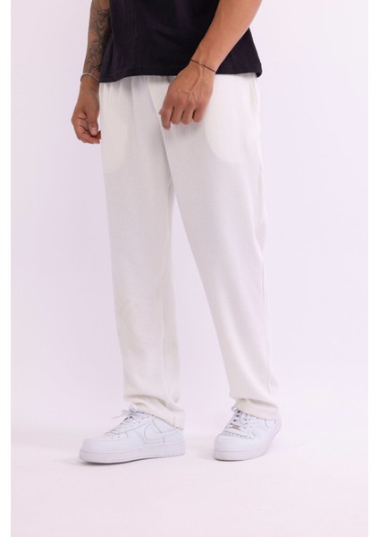 Erkek Baggy Burgu Desen Rahat Kullanışlı Pantolon indirimleri