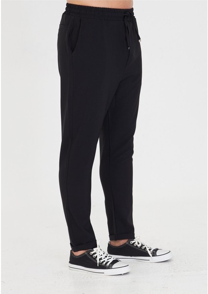 Erkek Bel Lastikli Bağcıklı Duble Paça Slim Fit Jogger Pantolon fırsatları
