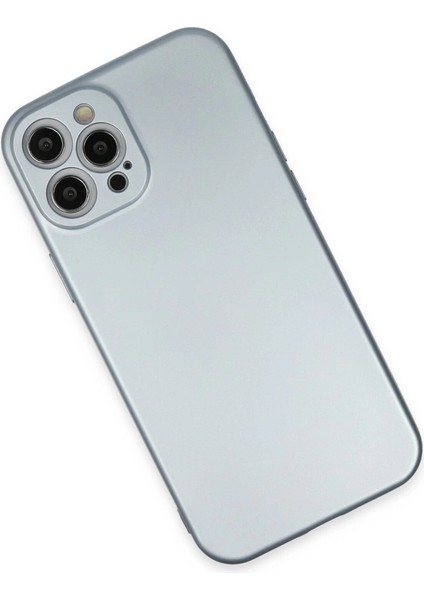 Iphone 12 Pro Max Kılıf Nano Içi Kadife Silikon - Sky Blue modelleri