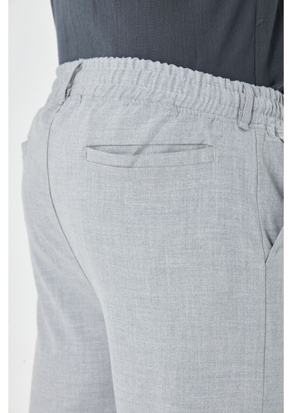 Erkek Bel Kemerli Klasik Bez Ayağı Kumaş Jogger fırsatları