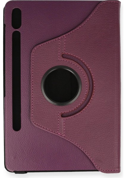 Samsung Galaxy T870 Tab S7 11 Kılıf 360 Tablet Deri Kılıf - Mürdüm fiyatları