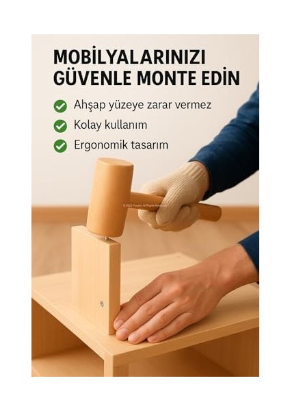 Ahşap Tokmak, El Yapımı Doğal Ağaç, Marangozluk Tokmağı, Gemicilik El Aleti, Mutfak, Kuruyemiş ve Zanaat Için, Ergonomik Saplı, Tahta, Dayanıklı Yapı modelleri