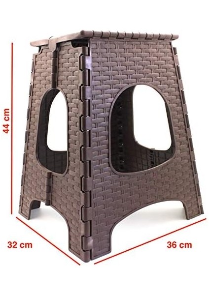 Onur Büyük Boy Koyu Kahverengi Katlanabilir Plastik Tabure Oturak fiyatları