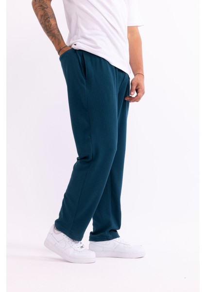 Erkek Baggy Burgu Desen Rahat Kullanışlı Pantolon fiyatları