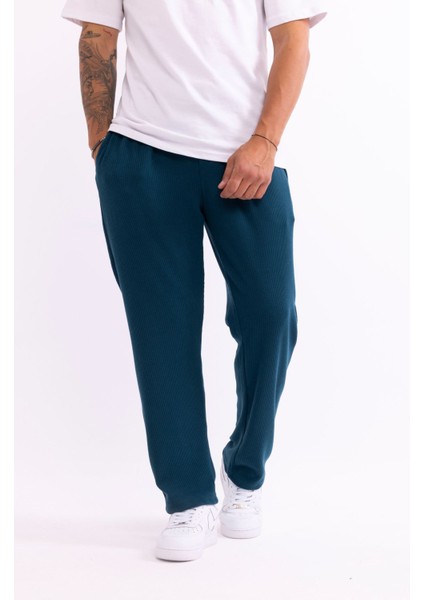 Erkek Baggy Burgu Desen Rahat Kullanışlı Pantolon fırsatları