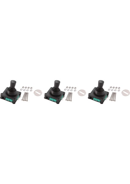 3x Joystick Switch Ac 240V 5A 4no 4nc Anlık 2 5mm Sabitleme Iş Parçacığı Joystick Anahtarı (Yurt Dışından)