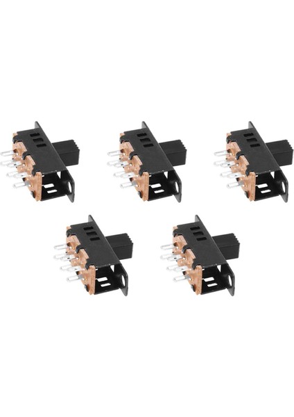 10PCS Yüksek Knob 6 Pin 3 Konum Dpdt Panel Slayt Anahtarı 0 5A 50V Dc (Yurt Dışından)