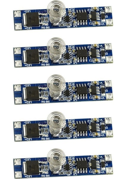 5x 5V-24V 8A Akıllı Akıllı LED Işık Dimmer Kapasitif Sensör Modülü Pcbaled Yüzme Kontrolü Dokunmatik Anahtar (Yurt Dışından)