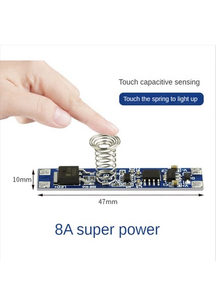5x 5V-24V 8A Akıllı Akıllı LED Işık Dimmer Kapasitif Sensör Modülü Pcbaled Yüzme Kontrolü Dokunmatik Anahtar (Yurt Dışından) fırsatları