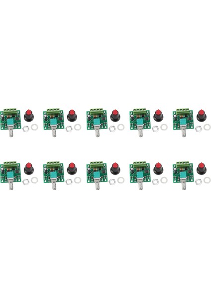 10X Dc 1 8V 3V 5V 6V 12V 2A Motor Hız Kontrolör Denetleyicisi 30W Pwm 1803B K7 (Yurt Dışından)