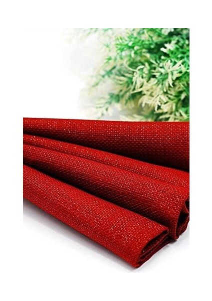 Viemso Simli Runner Kırmızı 45X200