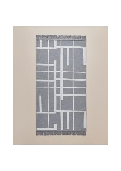 Smoky Dokuma Kilim 80X150 cm Gri