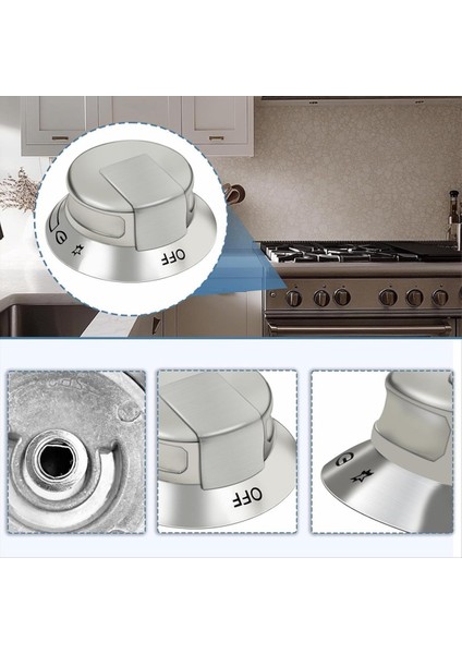 4pack 318569904 Frıgıdaıre Electrolux Için Ocak Brülör Kontrol Düğmesi 3514026 AP5809436 PS9495257 EAP9495257 (Yurt Dışından) indirimleri