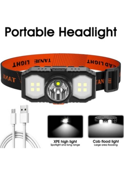 Polizei P-200 Şarjlı Süper Kafa Feneri