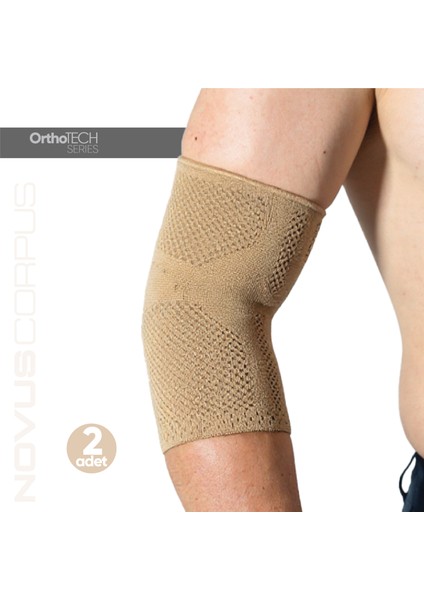 2'li Ortopedik Spor Dirseklik Unisex Elbow Sleeve Spor Antrenman Destek Koşu Gym Fitness Dirseklik