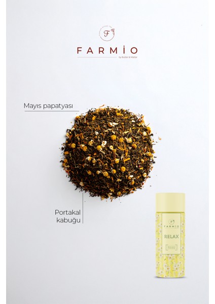 Relax Tea – Papatya Çayı – 12 Poşet – Portakal Kabuğu ve Mayıs Papatyası modelleri