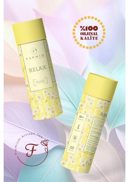 Relax Tea – Papatya Çayı – 12 Poşet – Portakal Kabuğu ve Mayıs Papatyası fırsatları