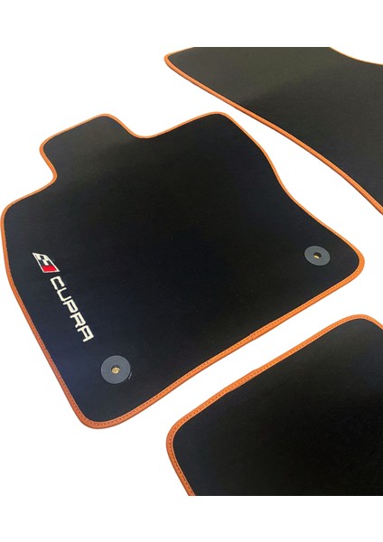 Oto Halı Paspas Seti Seat Cupra Formentor Serisi Modelleri Uyumlu Kadife Halı Kaymaz & Şık Tasarım