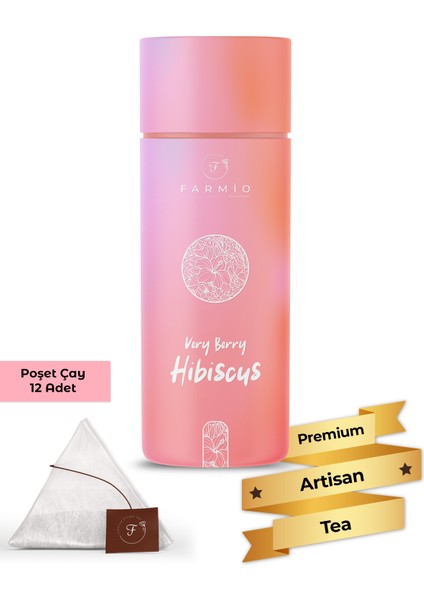 Very Berry Hıbıskus – 12 Poşet – Frenk Üzümü, Böğürtlen, Hibiskus