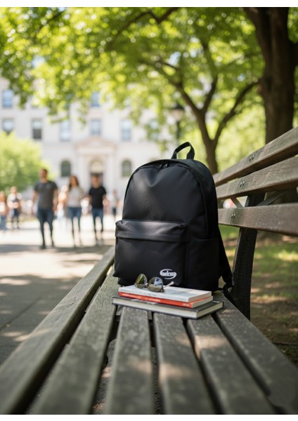 Urbanx – Laptop Bölmeli Siyah Sırt Çantası – Şehir Stili Unisex Model indirimleri