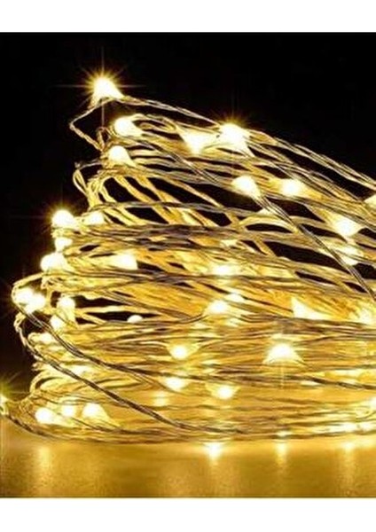 USB Kumandalı Su Geçirmez Sarı Perde Peri LED 5 V RGB Dekoratif Aydınlatma