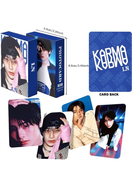 Stray Kıds In '' Karma '' Çift Yön Baskılı Lomo Card Seti indirimleri