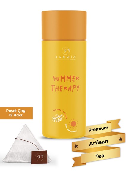 Summer Therapy – Oolong Çayı – 12 Poşet – Şeftali ve Kayısılı Oolong
