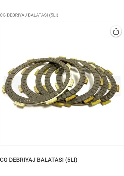 Cg Debriyaj Balata 5li