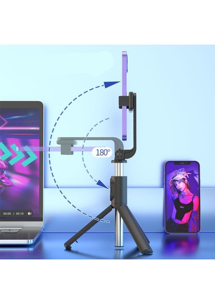 Orjinal Masa Tripodu Selfi Çubuk Telofon için Mini New Versiyon portatif Taşınabilir Kumandalı