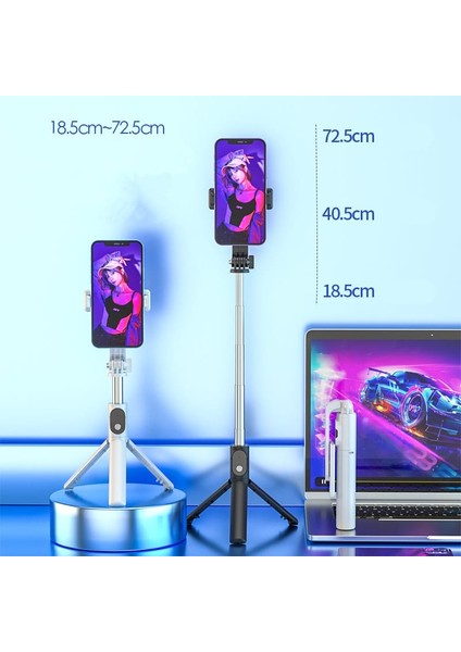 Orjinal Masa Tripodu Selfi Çubuk Telofon için Mini New Versiyon portatif Taşınabilir Kumandalı fiyatları