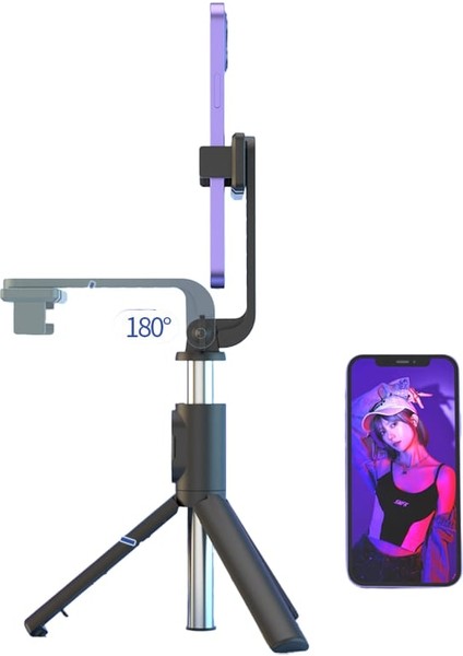 Prolite Orjinal Masa Tripodu Selfi Çubuk Telofon için Mini New Versiyon portatif Taşınabilir Kumandalı