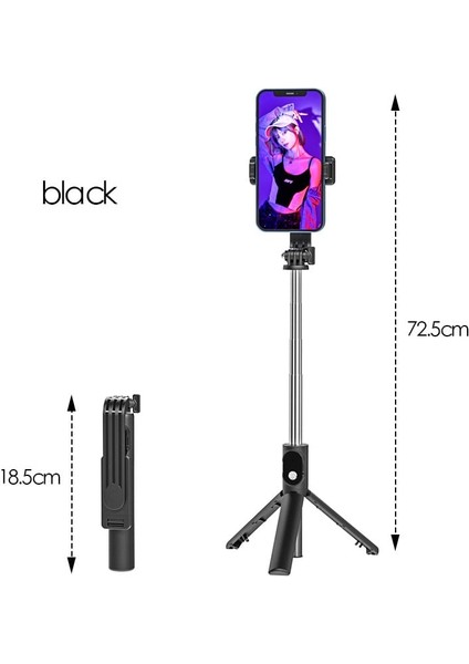 Orjinal Masa Tripodu Selfi Çubuk Telofon için Mini New Versiyon portatif Taşınabilir Kumandalı fırsatları