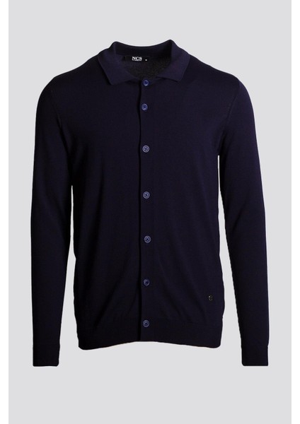 Erkek Triko Hırka Lacivert 3771