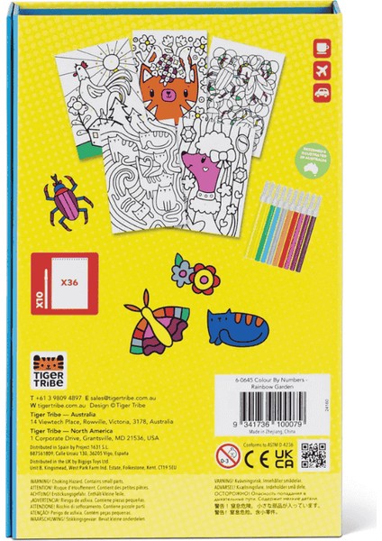 Sayılara Göre Boyama - Gökkuşağı Bahçesi