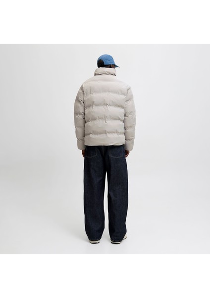 Jack&jones Soho Puffer Collar Erkek Gri Dik Yaka Mont indirimleri