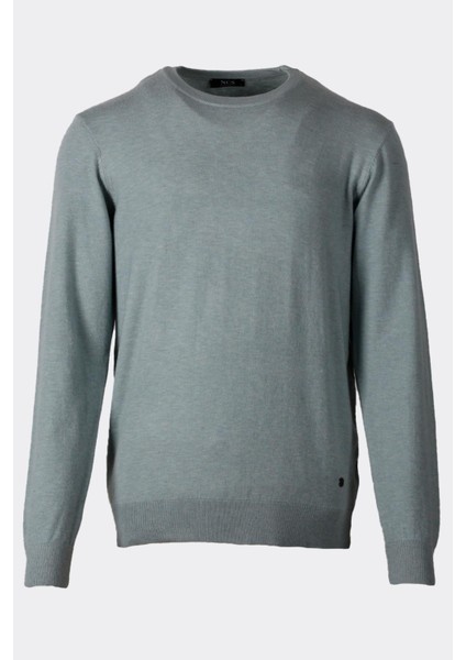 Erkek Triko Bisiklet Yaka Mint Yün Görünümlü Tüylenmez 3009 fiyatları